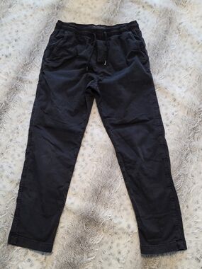 American Eagle Outfitters Black Drawstring Pants SMALL